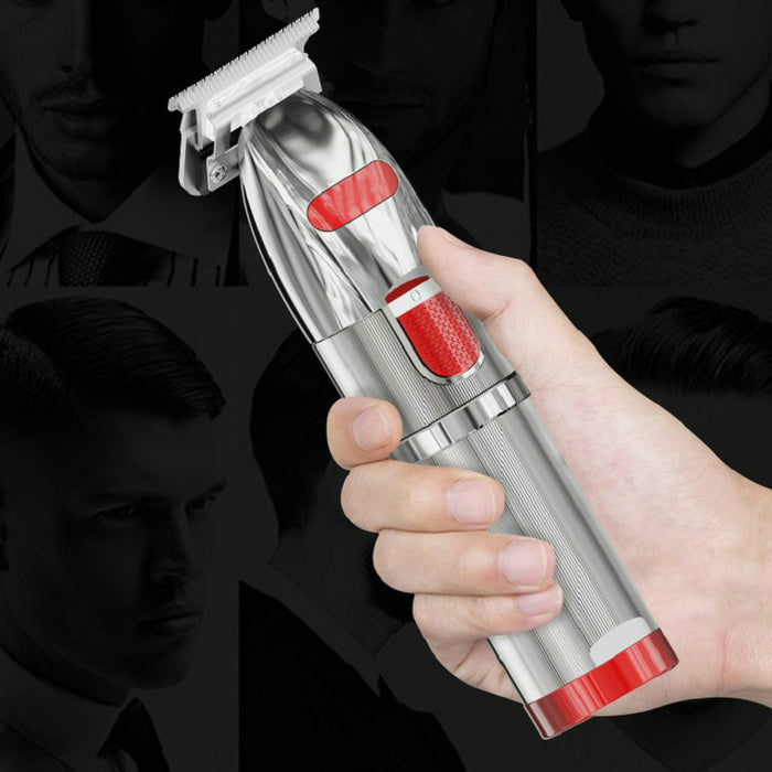 Manalocks Akimei M6 Oil Head Electric Hair Clipper Bald Head Electric Hair Clipper Rechargeable Retro Engraving Professional Hair Salon