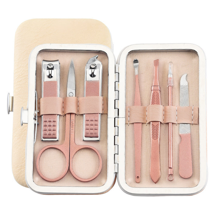 Manalocks Stainless steel black nail clipper set